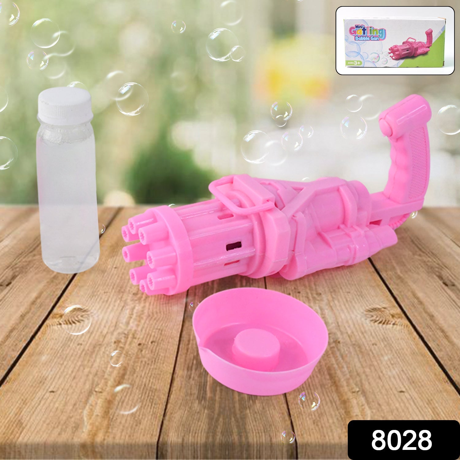 8 hole bubble gun, electric bubble toy, gatling bubble machine, bubble blower gun for kids, outdoor bubble toy, battery operated bubble gun, kids fan bubble toy