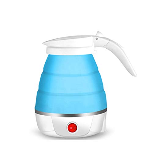 Collapsible silicone electric kettle, compact for travel, foldable electric kettle, travel electric kettle, silicone kettle, portable hot water boiler, camping electric kettle, compact kettle, mini electric kettle